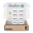 Recarga de Lâminas Schick Intuition com Aloe Orgânico - 8 Unidades