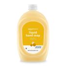 Recarga de sabonete líquido para mãos Amazon Basics Milk Honey 1,5 L