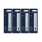 Recarga para Bolígrafo Rollerball Waterman 0.5 mm Punta Fina Negra Paquete de 4