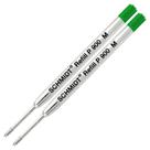 Recarga para caneta SCHMIDT P900 ponta média tinta verde 2 unidades