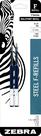 Recarga para Caneta Zebra Pen F-Series - Aço Inoxidável Azul - Ponta 0,7mm