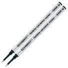 Recarga Schmidt 5888 rollerball preta média 11 cm Recarga Schmidt 5888 rollerball preta média 11 cm