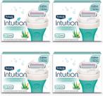 Recargas de Barbear Schick Intuition Pure Nutrition - Pacote com 12 Unidades