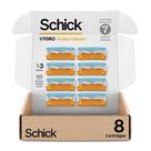 Recargas de barbear Stubble Razor Schick Hydro Stubble Eraser, 8 unidades
