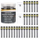 Recargas de chumbo Lifreer 0,7 mm (1080 unidades) com 2 borrachas HB