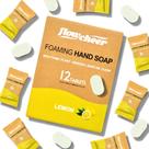 Recargas de comprimidos de sabonete espumante para mãos, pacote com 12 unidades de 960 ml - flowcheer Recargas de comprimidos de sabonete espumante para mãos, pacote com 12 unidades de 960 ml - flowcheer