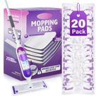Recargas de esfregões descartáveis EHADOO para Swiffer Powermop x20