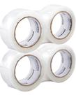 Recargas de fita de embalagem AUDTMWH Clear Heavy Duty 60 m x 4 rolos