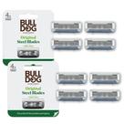 Recargas de Lâminas de Barbear Bulldog Original para Homens - 8 Unidades