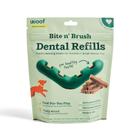 Recargas de limpeza de dentes para escova de dentes para cães Toy WOOF Bite n' Brush