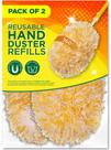 Recargas de microfibra reutilizáveis para Swiffer Hand Duster, pacote com 2