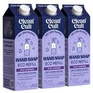 Recargas de sabonete líquido para mãos Cleancult Wild Lavender 960 ml x3 Recargas de sabonete líquido para mãos Cleancult Wild Lavender 960 ml x3