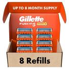 Recargas Razor Blade Gillette Fusion5 Power 8 unidades para homens