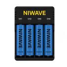 Recarregador Niwave 4 Slots Portátil, Potente e Prático para Baterias