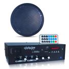 Receiver Rc 300w + 4 Caixas Acústicas Musica Teto Gesso 55w