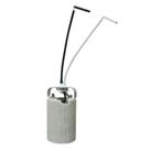 Receptaculo bocal soquete e14 para lampada porcelana