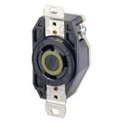 Receptáculo de bloqueio Leviton 2610 30A 125V embutido preto