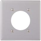 Receptáculo de dispositivo Leviton 2-Gang Flush Mount Alumínio