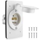 Receptáculo de entrada de energia Dreyoo 15A 125V NEMA 5-15P à prova d'água