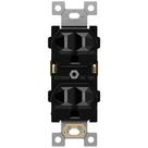 Receptáculo duplex ENERLITES 61540-TR-BK 15A 125V Preto Receptáculo duplex ENERLITES 61540-TR-BK 15A 125V Preto