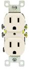 Receptáculo duplex Leviton 5320-TMP 15A 125V, pacote com 10 amêndoas Receptáculo duplex Leviton 5320-TMP 15A 125V, pacote com 10 amêndoas