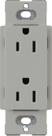Receptáculo duplex Lutron CARS-15-TR-GR 15A resistente a violações Receptáculo duplex Lutron CARS-15-TR-GR 15A resistente a violações