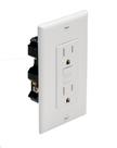 Receptáculo GFCI elétrico marítimo duplex Marinco 1591-FI Receptáculo GFCI elétrico marítimo duplex Marinco 1591-FI