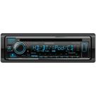Receptor de CD Kenwood KDC-X705 DIN único com Bluetooth, rádio HD