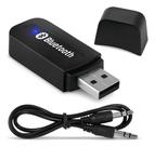 Receptor De Música Sem Fio Bluetooth P2 Usb Automotivo