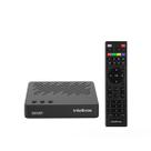 Receptor Digital de TV via Satélite Com Gravador Intelbras RDS 830