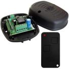 Receptor Rossi Rx 1024 Hcs 433mhz + Controle 2 Canais Preto