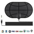 Receptores de áudio e vídeo antena de tv digital interna antena freeview 4k 1080p hdtv hd vhf/uhf autoadesivo