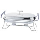 Rechaud 1,5L Vidro Brosilicato Com Tampa Inox 2 Queimadores.