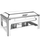 Rechaud Aço inox GN 1/2 8,4L Tramontina Banho Maria Fogareiro Cuba