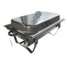 Rechaud classico inox 2 cubas tampa movel gp169 - cxm 4