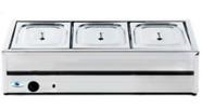 Rechaud De Mesa 3 Cubas Frias 1/2 GN Ibet