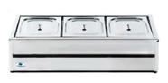 Rechaud De Mesa 3 Cubas Quente GN1/2 Ibet / 127V