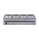 Rechaud De Mesa 4 Cubas Frias 1/2 GN Ibet