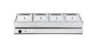 Rechaud De Mesa 4 Cubas Quente Gn1/2 Ibet 220V