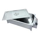 Rechaud Elétrico 750W Cuba 1/1X100 Tampa Inox 127v ou 220v