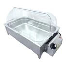 Rechaud Elétrico 750W Cuba Inox 1/1X100 Tampa Acrílico 127v