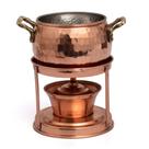 Rechaud Fogareiro Cobre Fondue Queijo Chocolate Mini 500ml