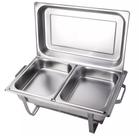 Rechaud inox 2 cubas 9 litros banho-maria Marca Richoa