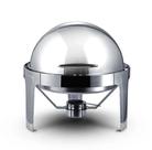 Rechaud inox redondo 6 litros banho maria tampa giratória Basculante Richoa
