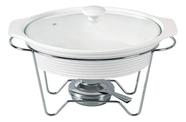 Rechaud Oval Em Porcelana Com Queimador 1,5l Dynasty Rechaud Oval Em Porcelana Com Queimador 1,5l Dynasty
