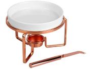 Rechaud para Queijo Rose Gold 4 Peças