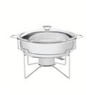 Rechaud Redondo 4,3 L Em Aço Inox Banho Maria