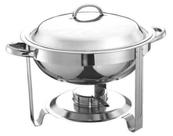 Rechaud redondo 5 Litros Aço Inox - Trovy