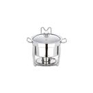 Rechaud Redondo Banho Maria Aço Inox 8 L Gp Inox Gp406