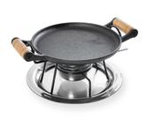 Réchaud Redondo Chapa de Ferro Fundido Bandeja Fondue Carne